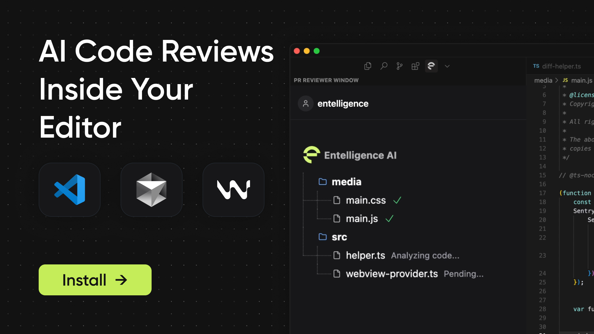 Introducing the Entelligence AI Code Review in Your IDE!